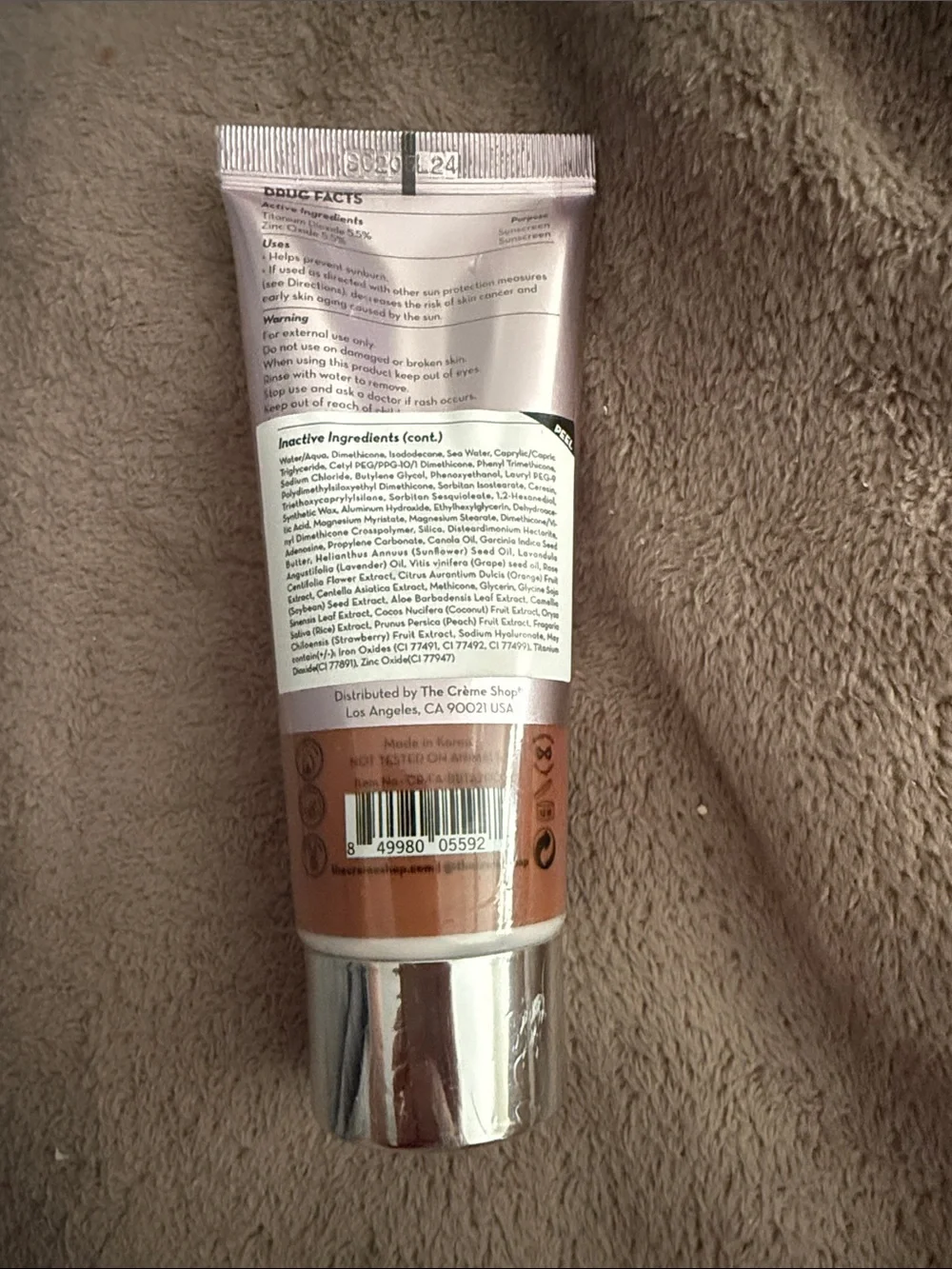The Crème Shop CC Crème Full Coverage SPF 30 - Tan 200